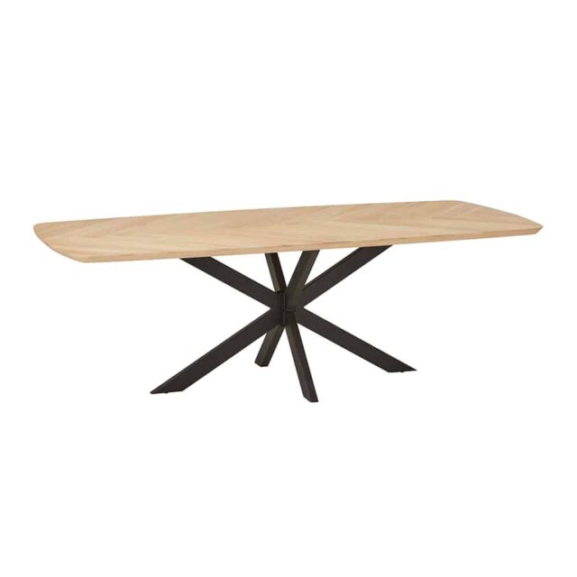 Eetkamertafel Geneve 8211 220 215 110 Cm 8211 Met Verjongde Rand En Spinpoot Eetkamertafel Geneve 8211 220 215 110 Cm 8211 Met Verjongde Rand En Spinpoot