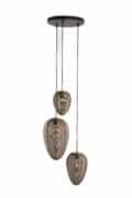 Hanglamp Yaelle 8211 Antiek Brons 8211 36cm 8211 3l