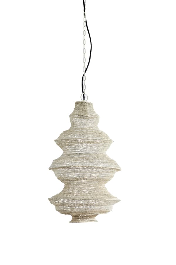 Hanglamp 31 215 55 Cm Nakisha Licht Grijs