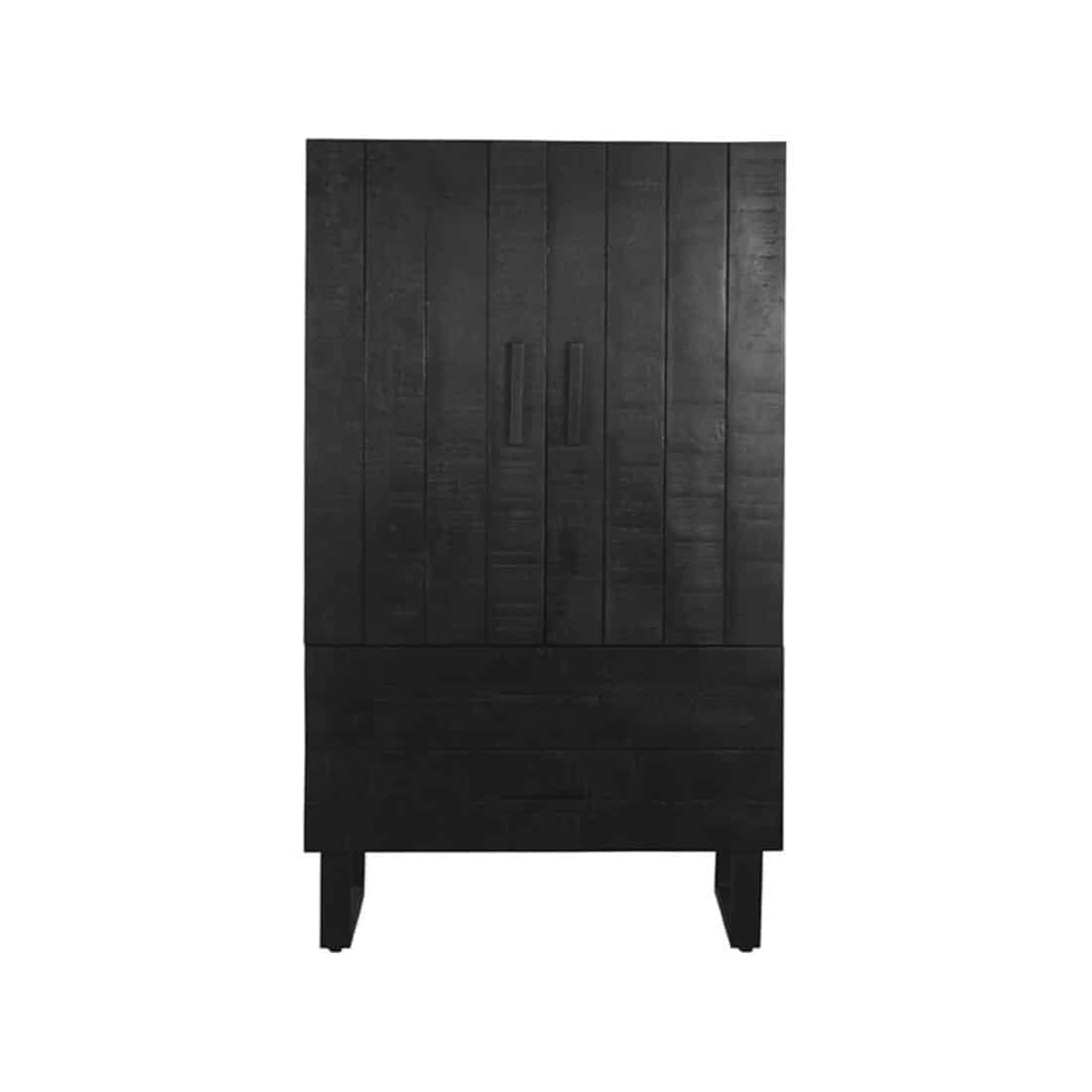 Label51 Bergkast Kast 8211 Zwart 8211 Mangohout 8211 2 Deurs