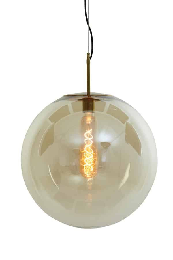 Hanglamp Medina 8211 Glas Amber 8211 48cm