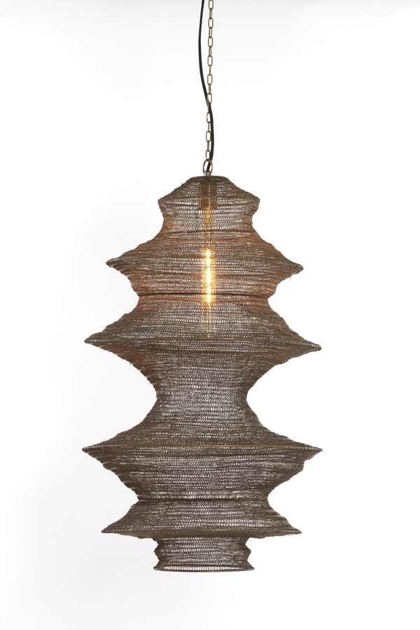 Hanglamp Nakisha Antiek Brons 8211 48cm