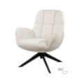 Elvis Draaifauteuil 360 8211 Monet 8211 Antracite 0252