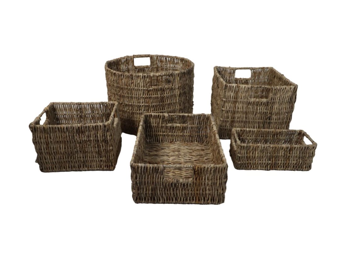 Hsm Collection Mandenset S 5 47 215 30 Naturel Bananenblad