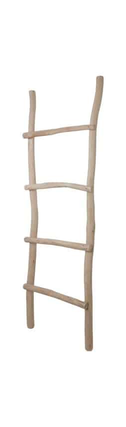 Hsm Collection Decoratieve Ladder 50x6x150 Naturel Teak