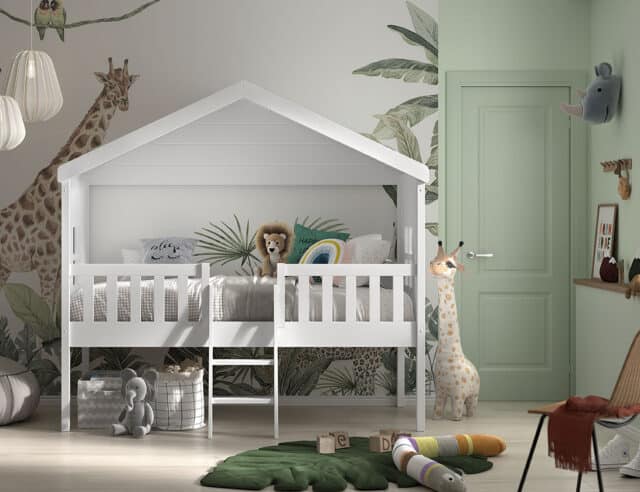 Huisbed Ladder Wit