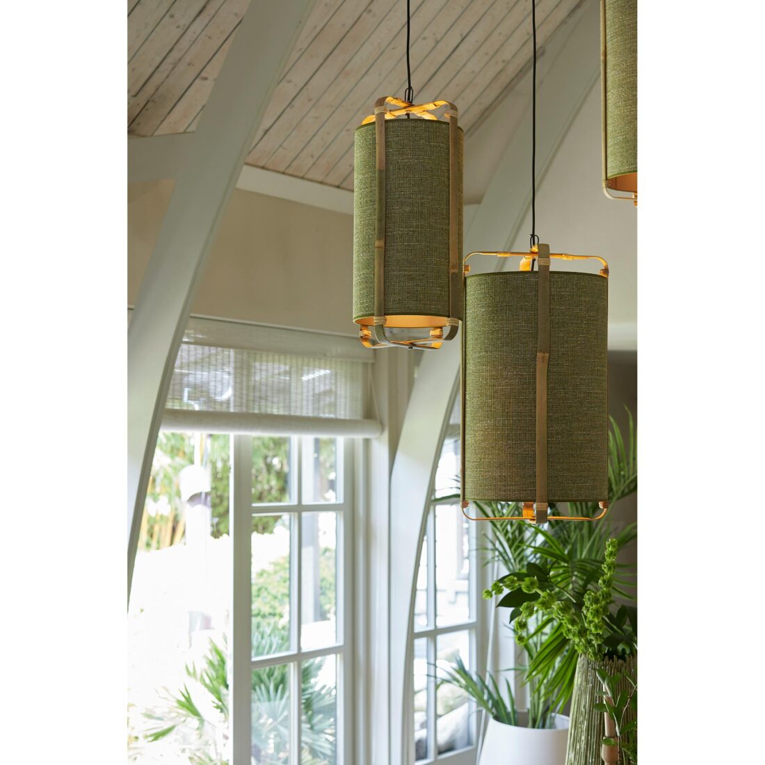 Hanglamp Sendai 8211 Groen 8211 42cm