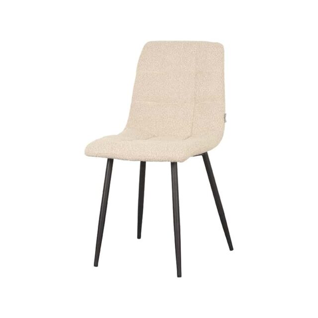Eetkamerstoel Juul 8211 Zand 8211 Boucle Bestelling Per 2 Stuks