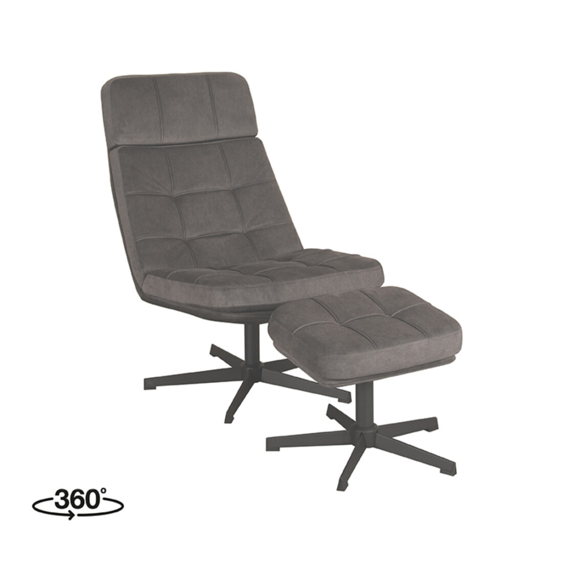 Relaxfauteuil Alvar Ottomane 53x57x83 Cm