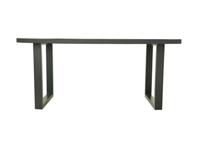 Hsm Collection Rechthoekige Eettafel Melbourne 160x90x77 Zwart Mango Metaal