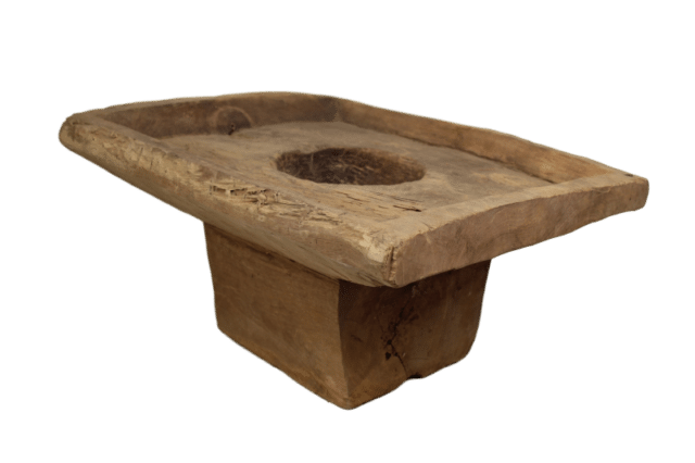 Hsm Collection Decoratie Lumpang 50x40x30 Naturel Teak