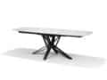 Vegas Eetkamertafel Deckstone Wit Marmer 160 240x90 Uitschuifbaar