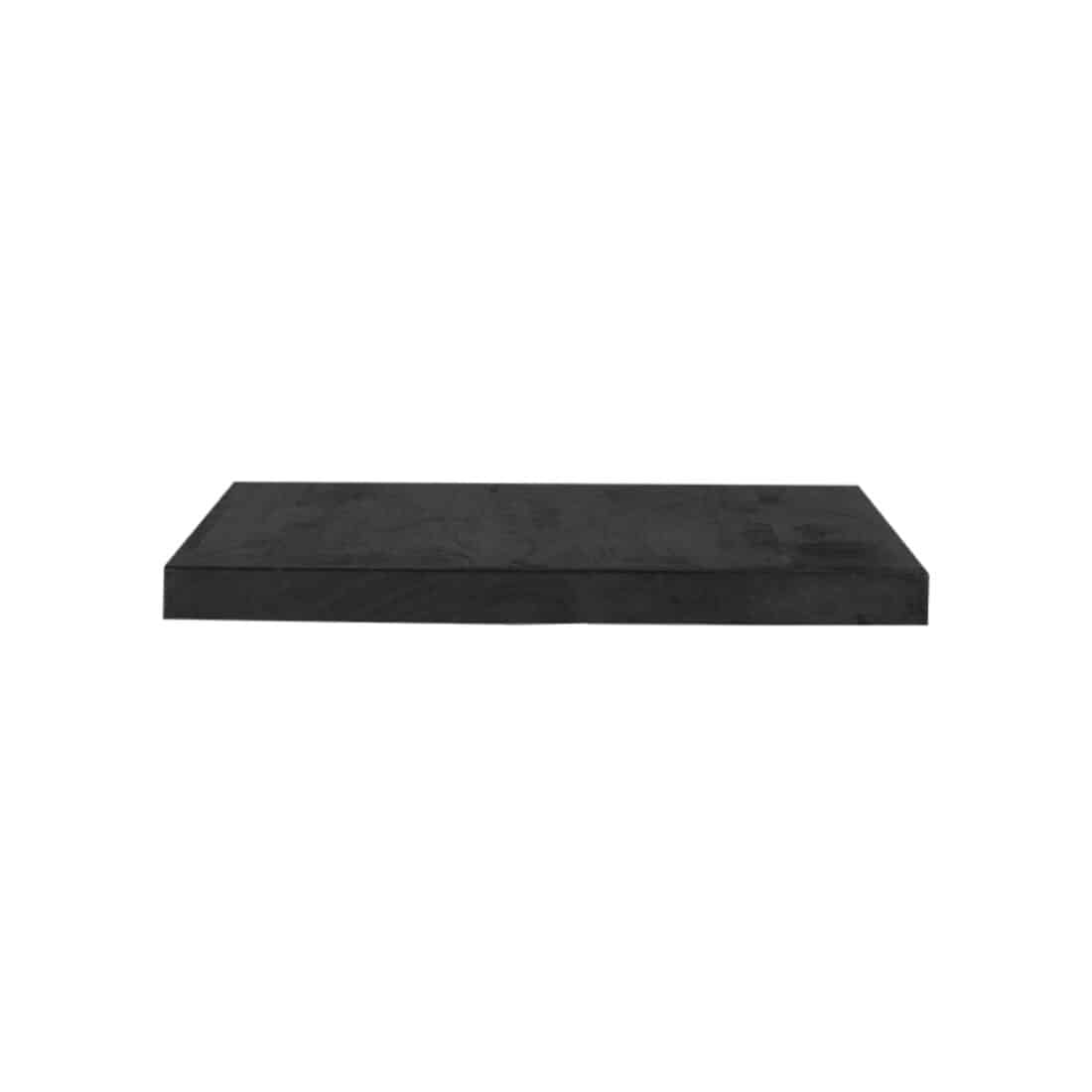 Label51 Eetkamertafel Tafelblad Straight Edge 8211 Zwart 8211 Mangohout 8211 70 Cm Straight