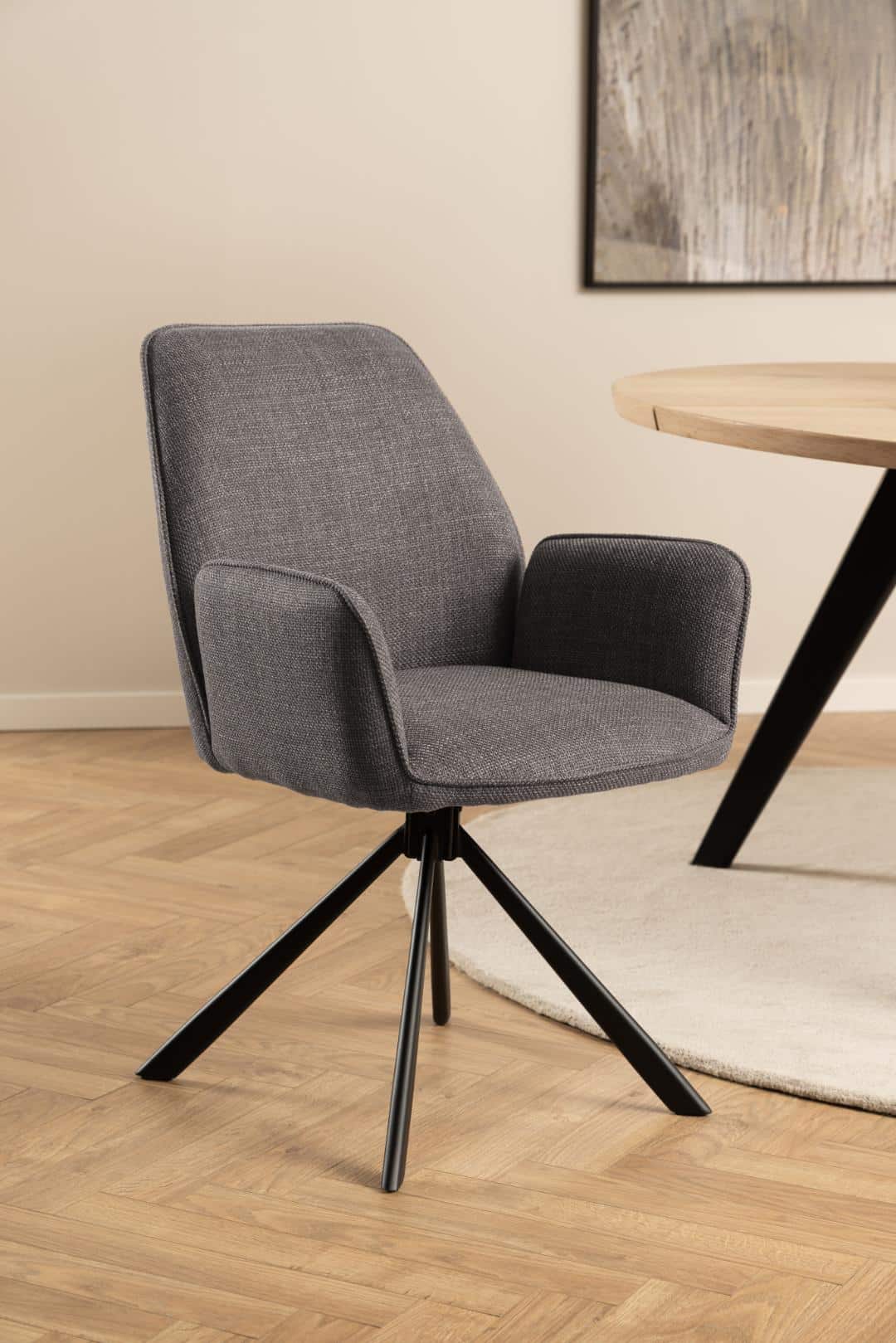 Glenda Dining Chair With Armrest