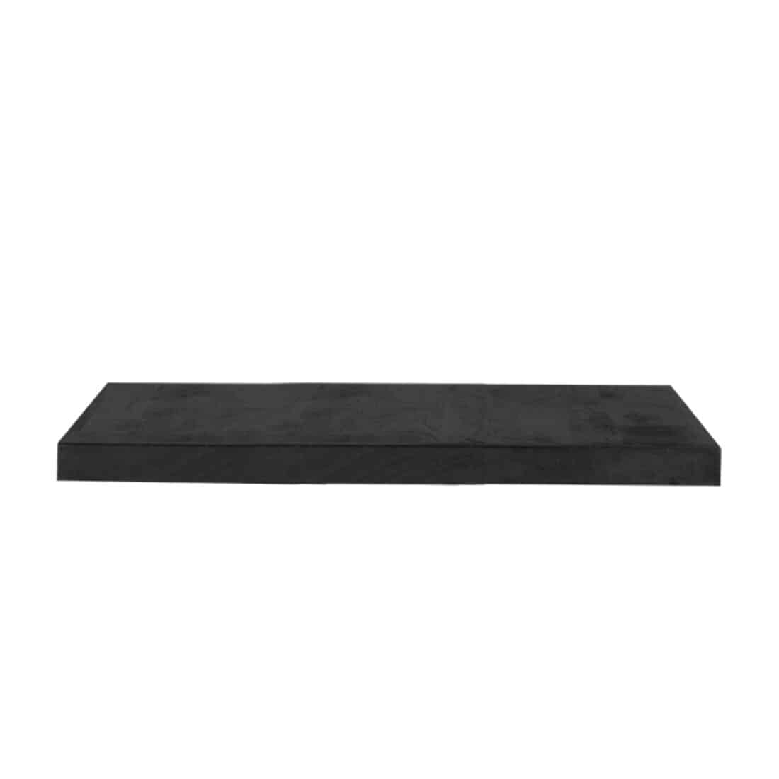 Label51 Eetkamertafel Tafelblad Straight Edge 8211 Zwart 8211 Mangohout 8211 120 Cm Straight