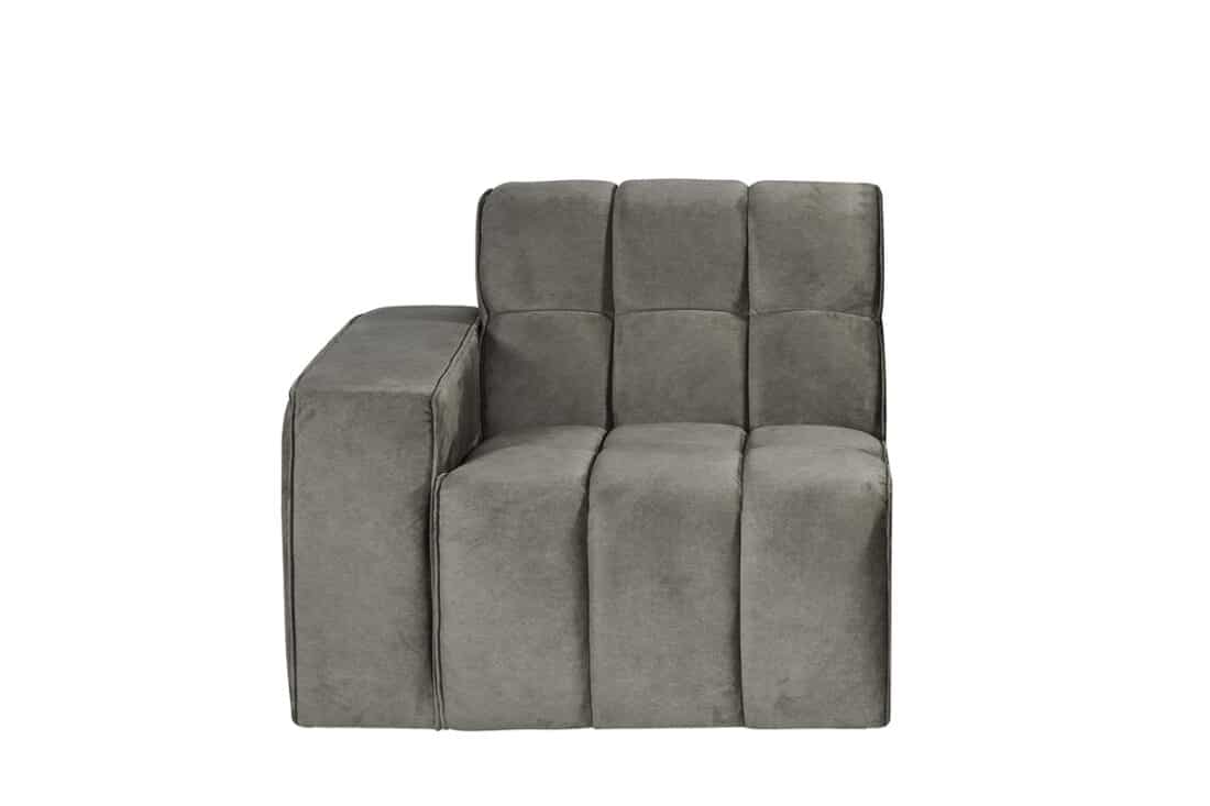Bank Valentino 1 5 Zits Arm Links Voorstaand 100x98x83 Cm