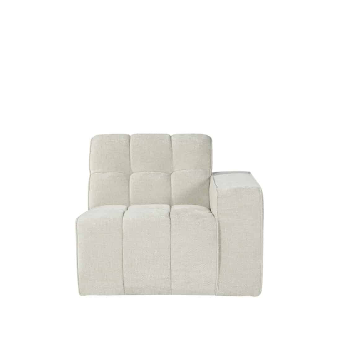 Bank Valentino 1 5 Zits Arm Rechts Voorstaand 100x98x83 Cm