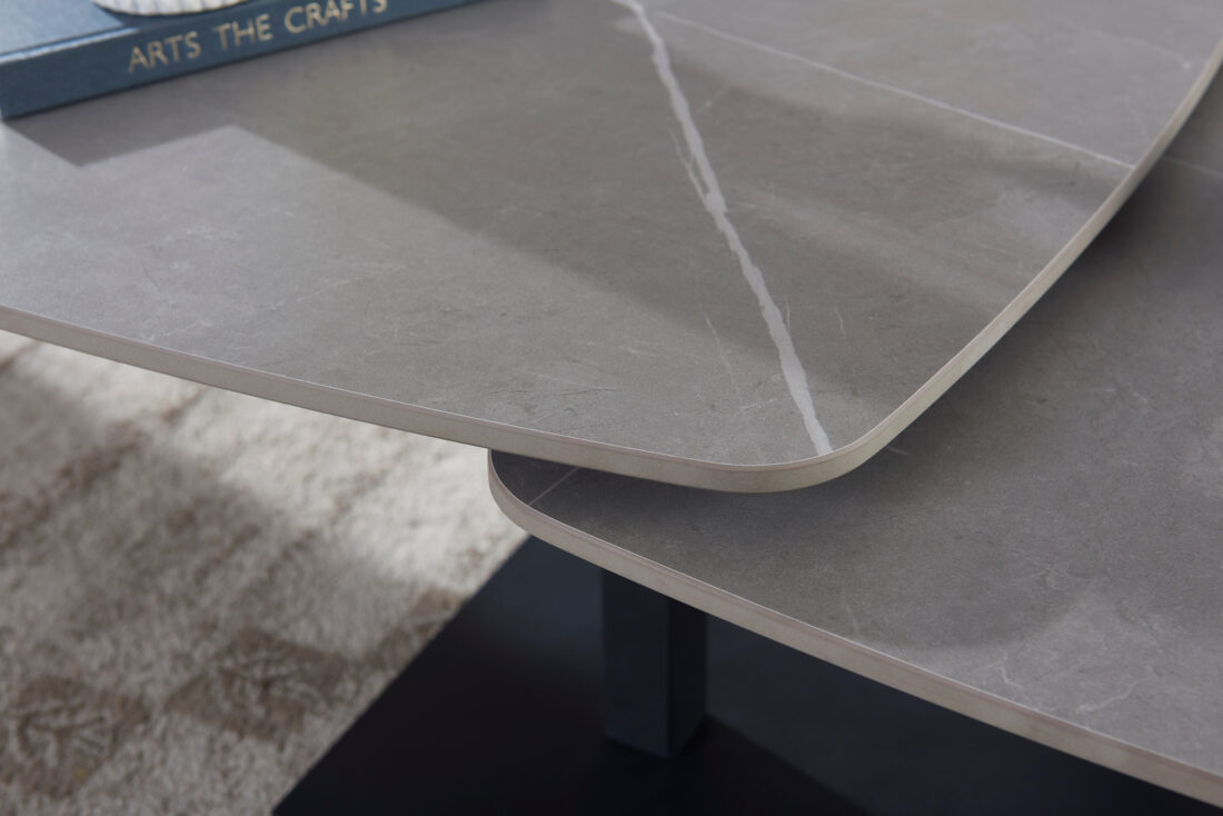 Gemini Salontafel 8211 Grijs Deckstone 8211 2 Bladen Schuifbaar