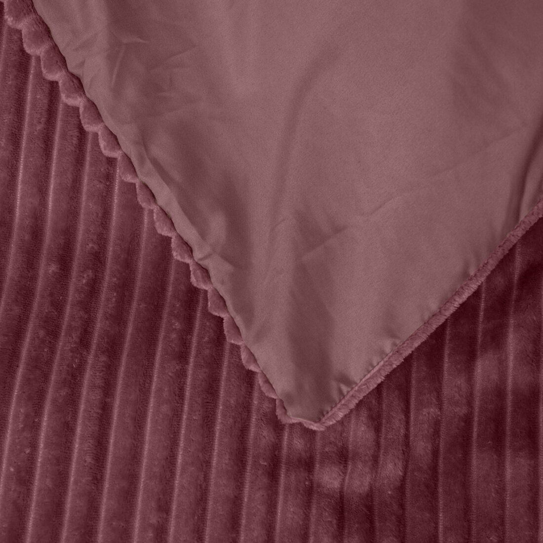 Rib Teddy Oud Roze 200 X 200 220