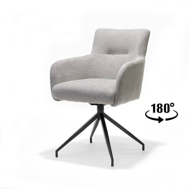 Eetkamerstoel Joey 8211 Stof Aragon Grijs