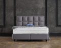 Opbergboxspring Miami Velvet Antraciet 180x200cm