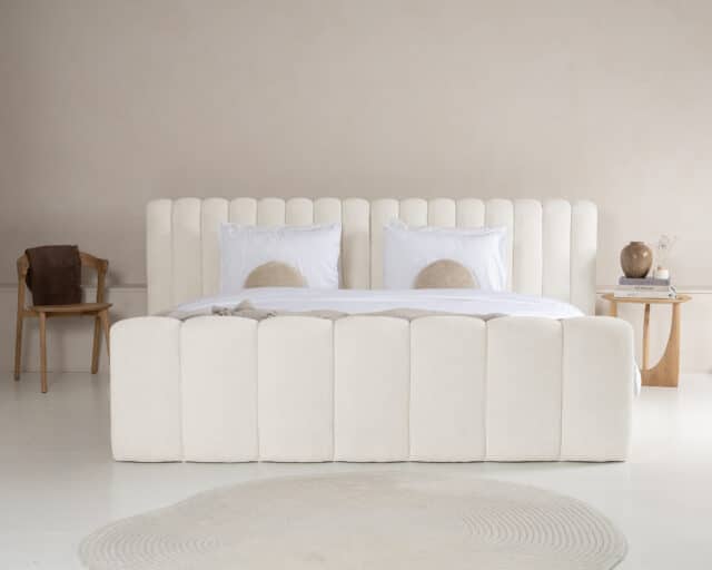 Designbed Adore Chique 180x200cm Beige 8211 Zonder Matras