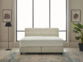Boxspring Vida Teddy Bouclé Beige 160x200cm