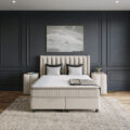 Opbergboxspring Blackpearl Beige 180x200cm