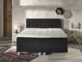 Opbergboxspring Shurgard Antraciet 140x200cm
