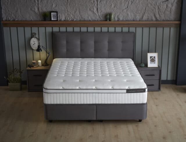 8220 Storage Boxspring Modebedd Antraciet 160 215 200 8221