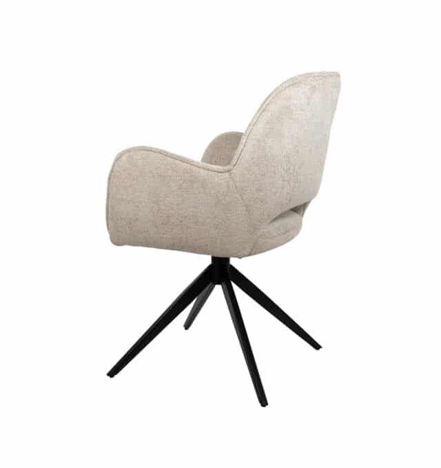Eetkamerstoel Alicia 8211 Draaipoot 360ars 8211 Cremona 8211 Taupe 04 Bestelling Per 2 Stuks