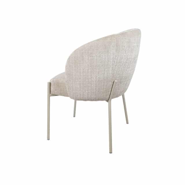 Eetkamerstoel Adele 8211 Beige Poten 8211 Cremona 8211 Taupe 04