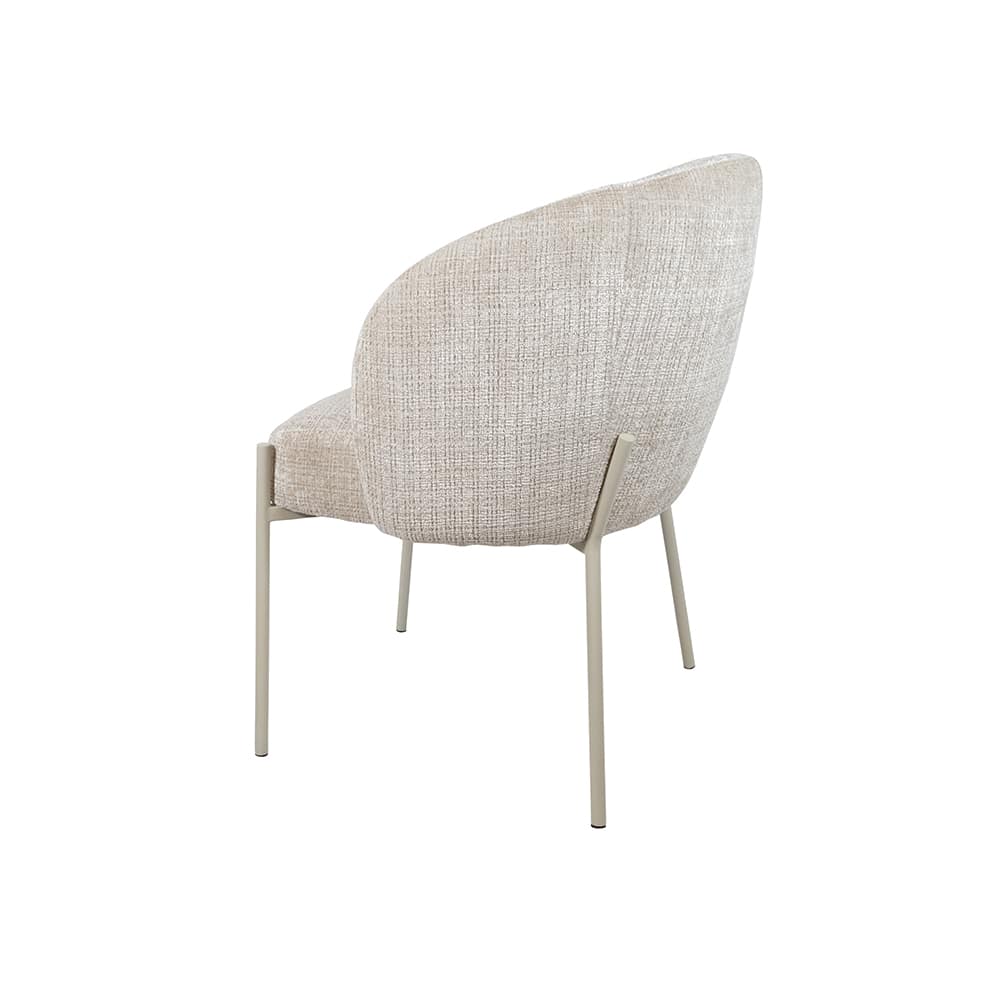 Eetkamerstoel Adele 8211 Beige Poten 8211 Cremona 8211 Taupe 04