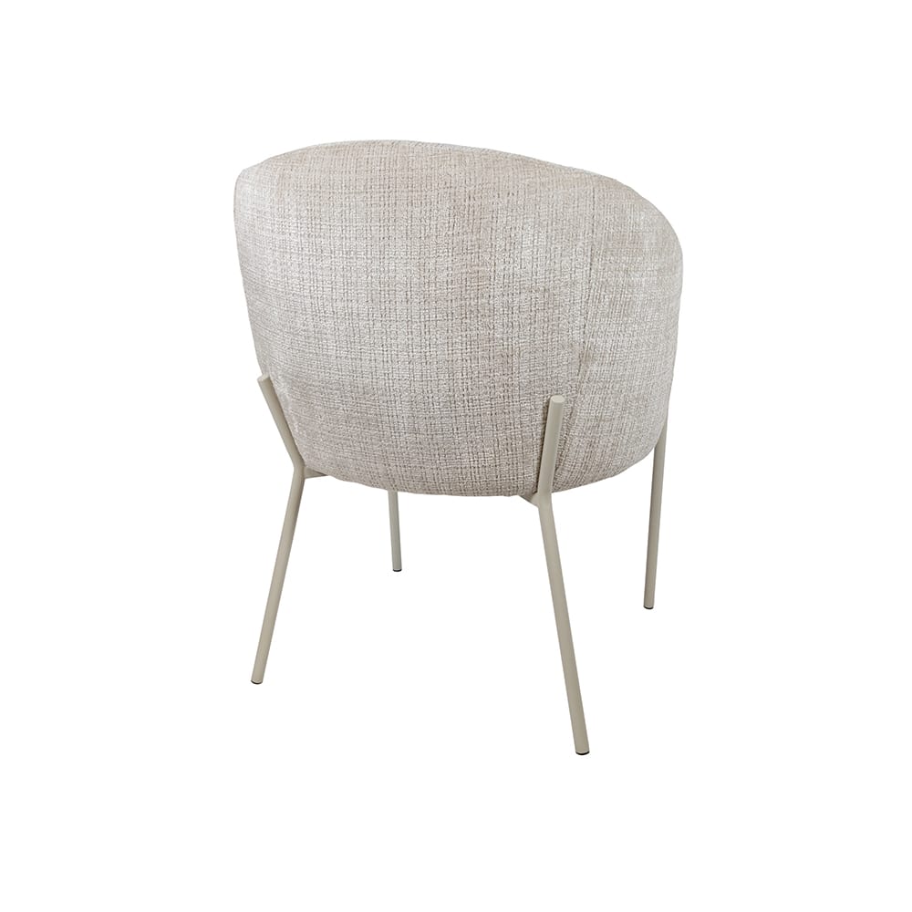 Eetkamerstoel Adele 8211 Beige Poten 8211 Cremona 8211 Taupe 04