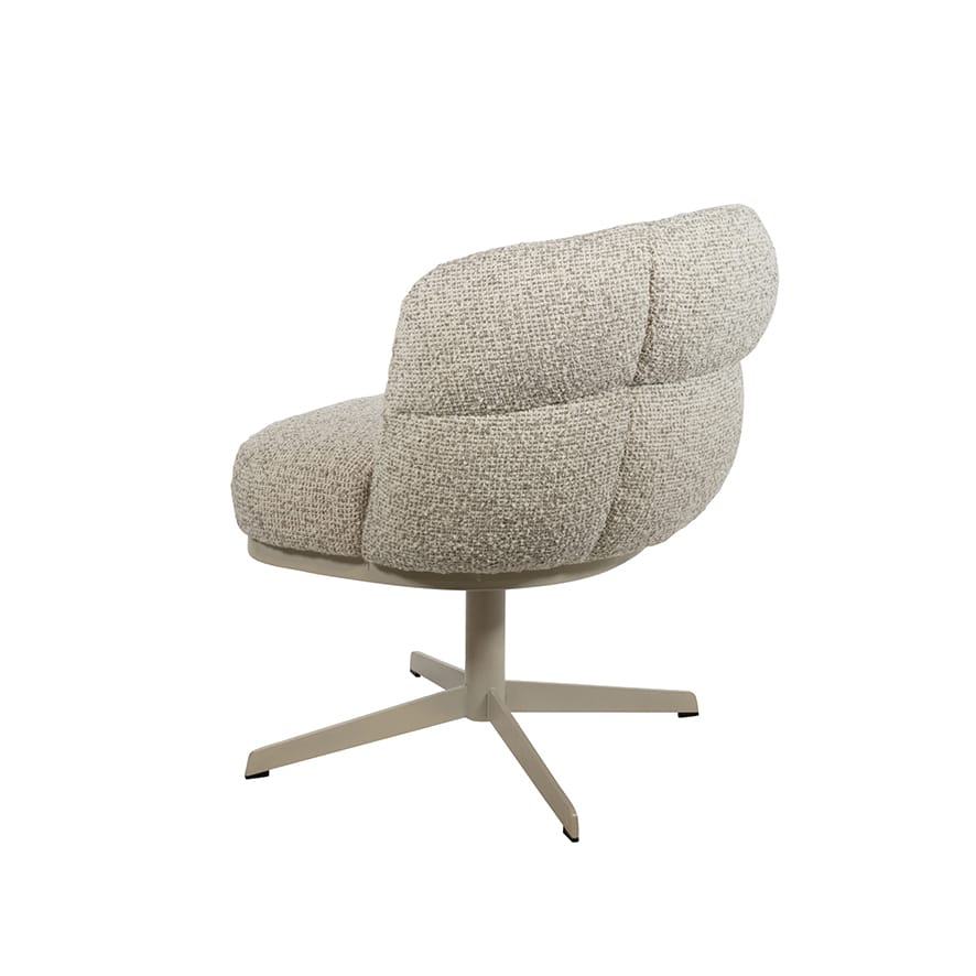Bijzetfauteuil Jlo 8211 Beige Draaipoot 360 8211 Cuzco 8211 Fog 3