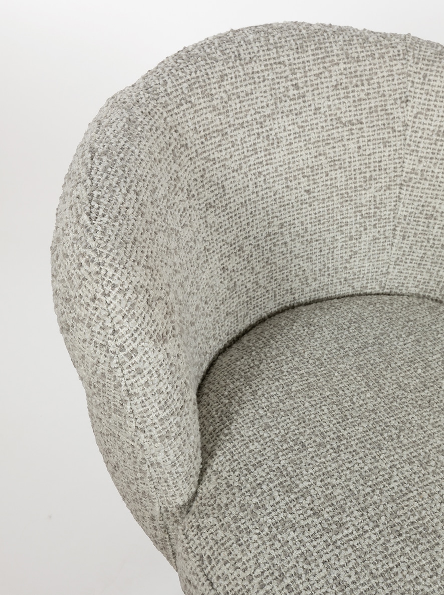 Bijzetfauteuil Jlo 8211 Beige Draaipoot 360 8211 Cuzco 8211 Fog 3