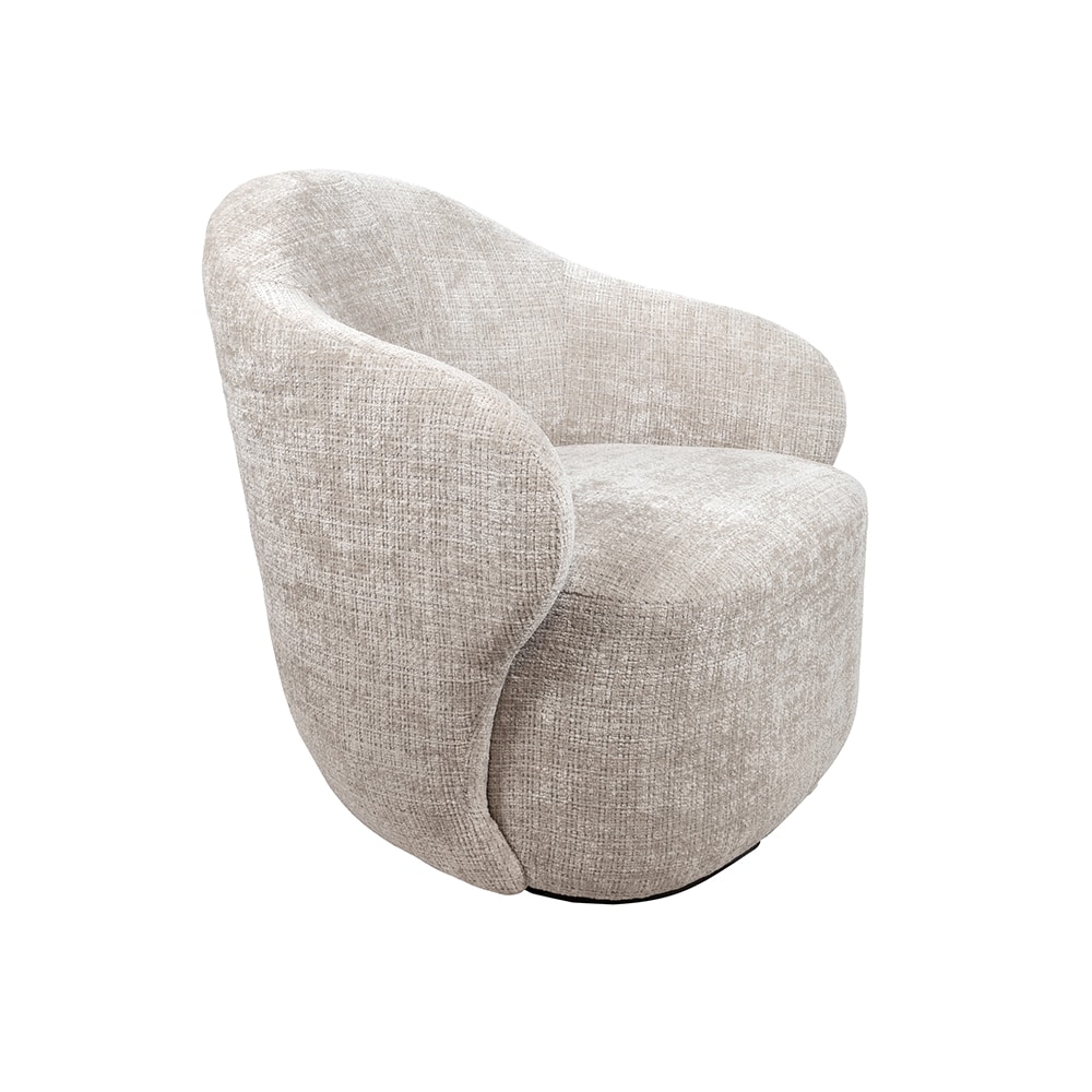 Draaifauteuil Jimi 360 8211 Cremona 8211 Taupe 04
