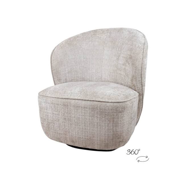 Draaifauteuil Avi 360 8211 Cremona 8211 Taupe 04