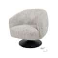 Draaifauteuil Louis 360 - Puente - Ecru 06