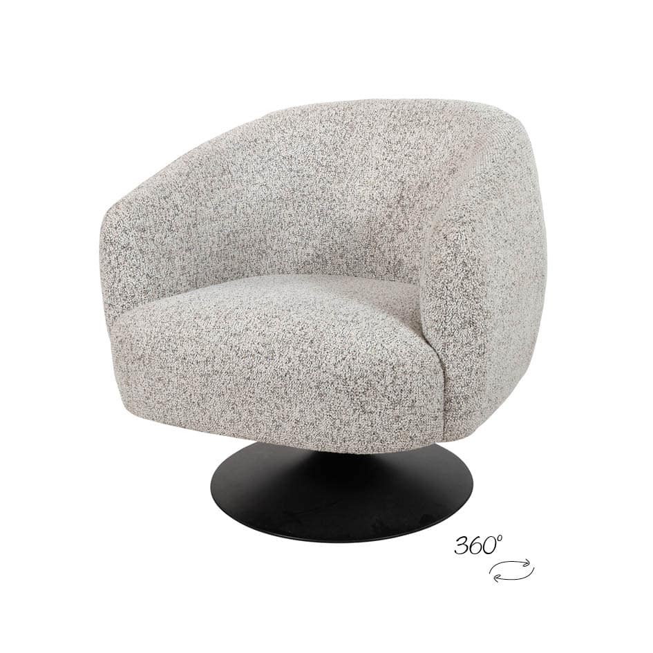 Draaifauteuil Louis 360 8211 Puente 8211 Ecru 06