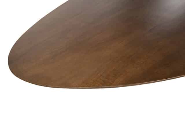 Salontafel Taurus 130 8211 Organisch 8211 Poot Zwart Mango Bruin Walnoot