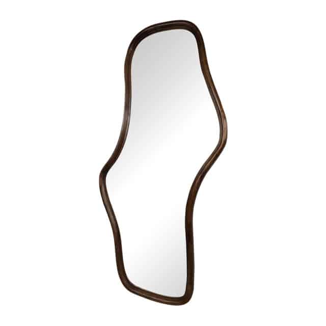 Spiegel Wavy 8211 Golvend 160 8211 Mango Mat Walnoot