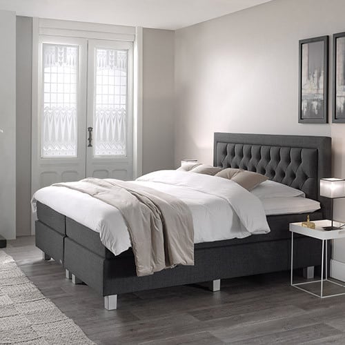 Boxspring Valentina Antraciet 140x200cm
