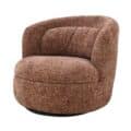 Draaifauteuil Britt Bordeaux