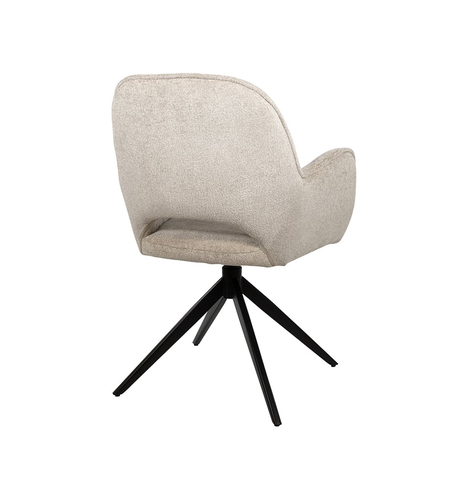 Eetkamerstoel Alicia 8211 Draaipoot 360ars 8211 Cremona 8211 Taupe 04 Bestelling Per 2 Stuks