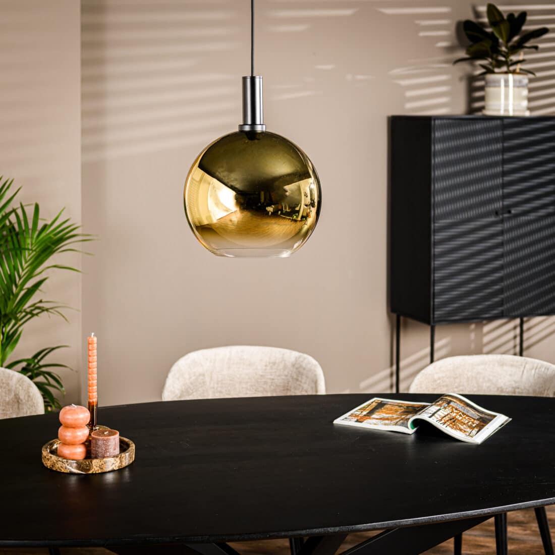 Hanglamp 30 Cm H850 Goud