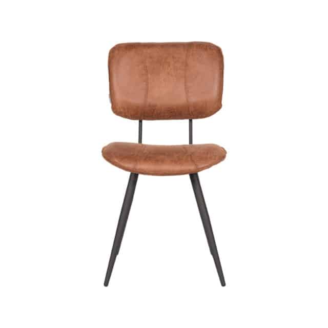 Eetkamerstoel Fos 8211 Cognac 8211 Leder Bestelling Per 2 Stuks