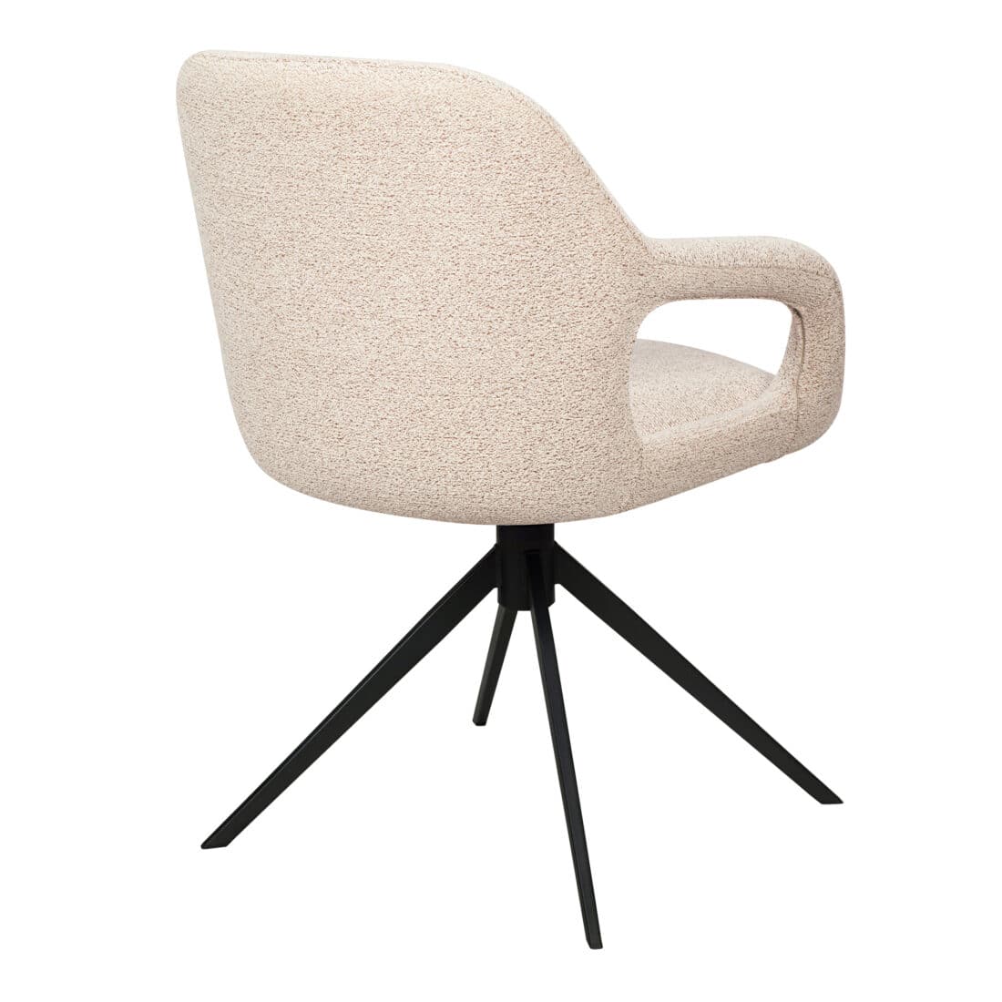Eetkamerstoel Move 8211 Verstelbaar 8211 Stof Sahara Linen 8211 Relax Functie 8211 Frame Zwart