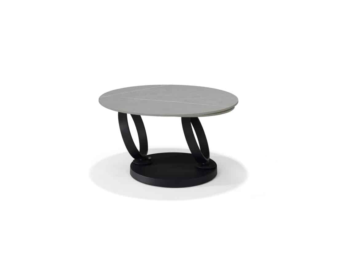 Salontafel Orion 8211 B 5706 8211 Grijs Deckstone 8211 2 Bladen Draaibaar