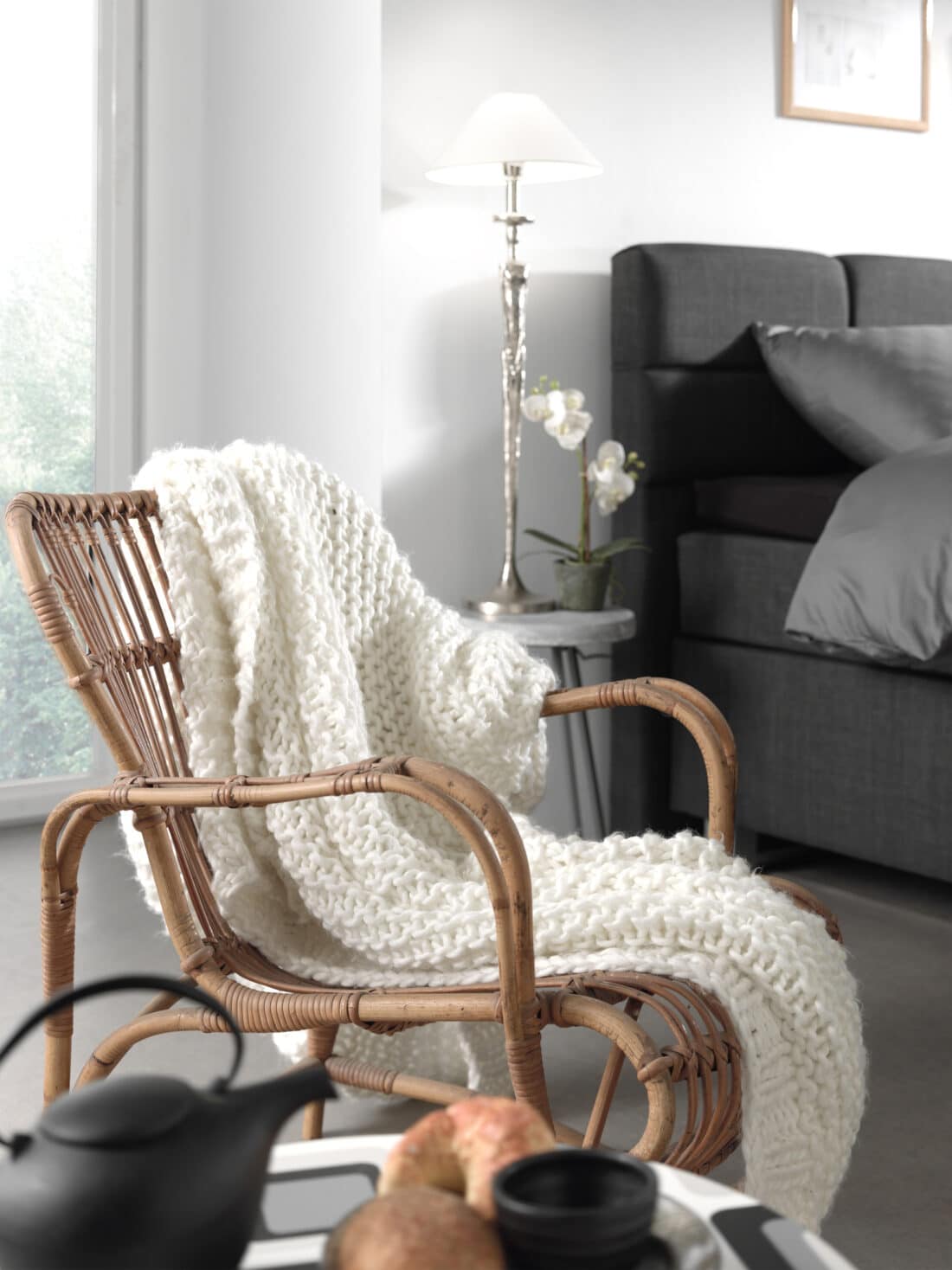 Opbergboxspring Birdybedd Beige 180x200cm
